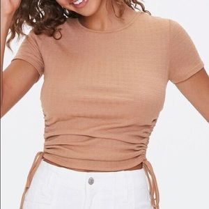 Forever21 Knit Top with Side Cinch